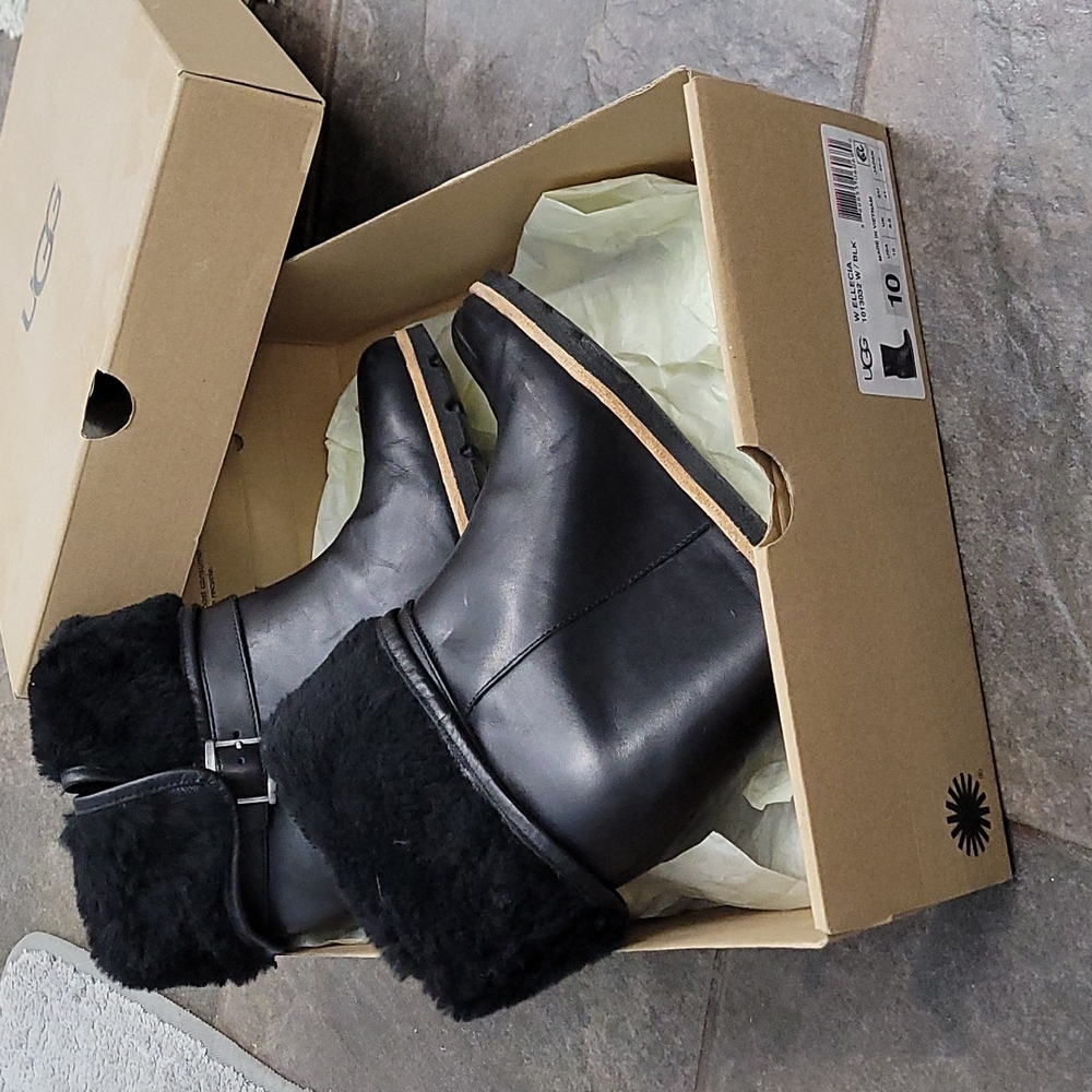 Fur lined boots